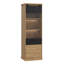 Kaszimiro 64cm Display Cabinet with Right-Hinged Door and LED Lighting