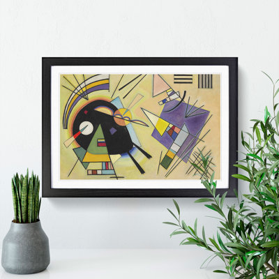 Black and Violet by Wassily Kandinsky - Picture Frame Painting