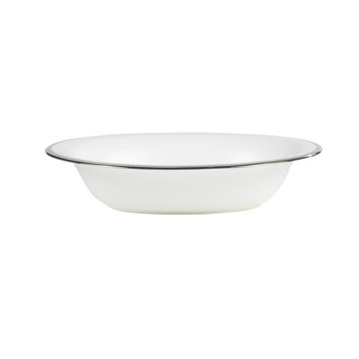 Vera Wang Grosgrain 9.8in Open Oval Dish
