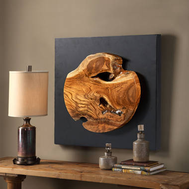 Loon Peak® Handmade Rustic Abstract Wall Decor on Solid Wood