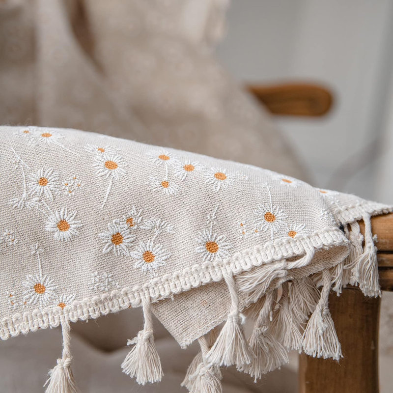 Rideau semi-transparent en polyester 2 panneaux Boho, L 52 po x L 63 po