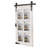 Jax Distressed White Solid Wood Picture Frame with Mat