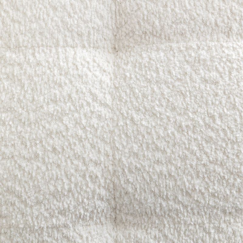 Fauteuil d'appoint Boucle, surdimensionné pour des sièges très confortables, 27 x 31 34 H, chaise blanche avec siège spacieux - améliore le confort et le style