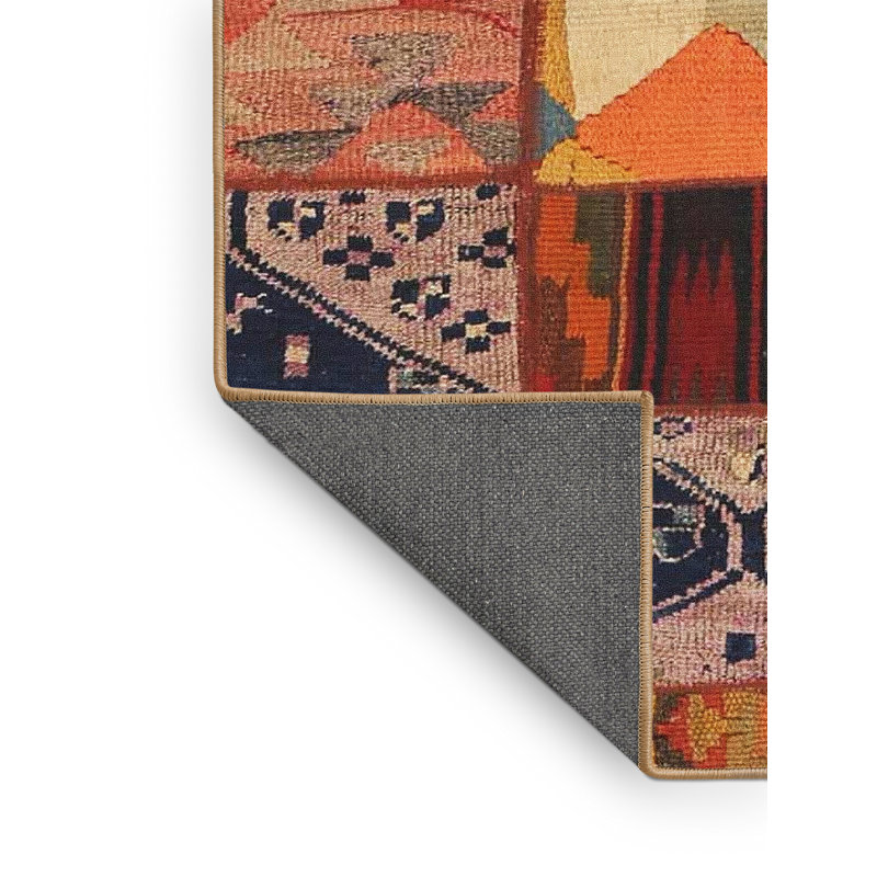 Tapis brun / beige / noir, Rectangle 6 pi x 9 pi