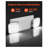 6 Pack Emergency Lights for Business, with Battery Backup, Commercial LED Emergency Exit Lighting Fixtures, AC 120/277V, with Two Square Head Adjustable, 90-Minute Backup, for Business, White
