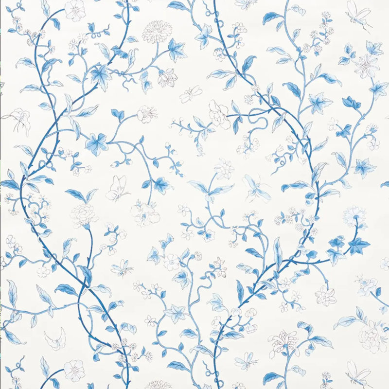 Papier peint Floraison, Porcelaine