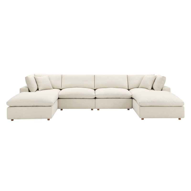 Commix 158" Wide Symmetrical Sofa & Chaise, Beige 