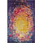 Tapis abstrait jaune / mauve Eddins-1347626148