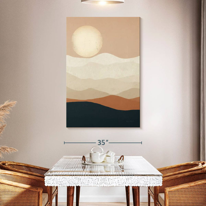 Avery Mojave Mountains And Moon, 24" H x 16" W