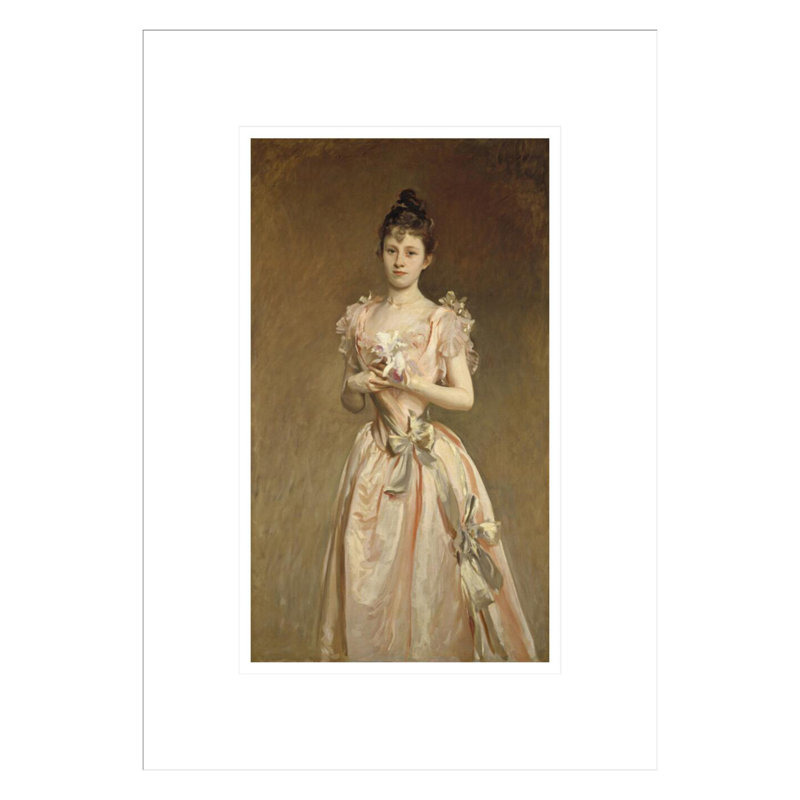 «Miss Grace Woodhouse» par John Singer Sargent, impression giclée encadrée, H 16,75 po x l 12,01 po