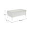 Berry Polyester Upholstered Storage Bench