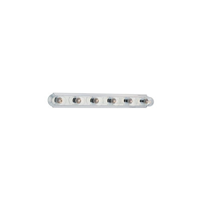 47DF47D880FD4627A87C7EF2BEADF060 Applique murale De-Lovely à six lumières chromée