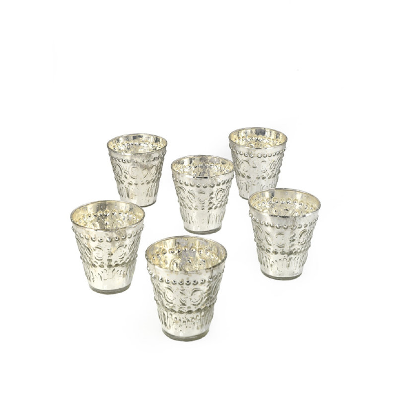 3'' H Glass Tabletop Votive Holder