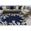 Tapis touffeté à la main à motif floral Bellavia-360963705