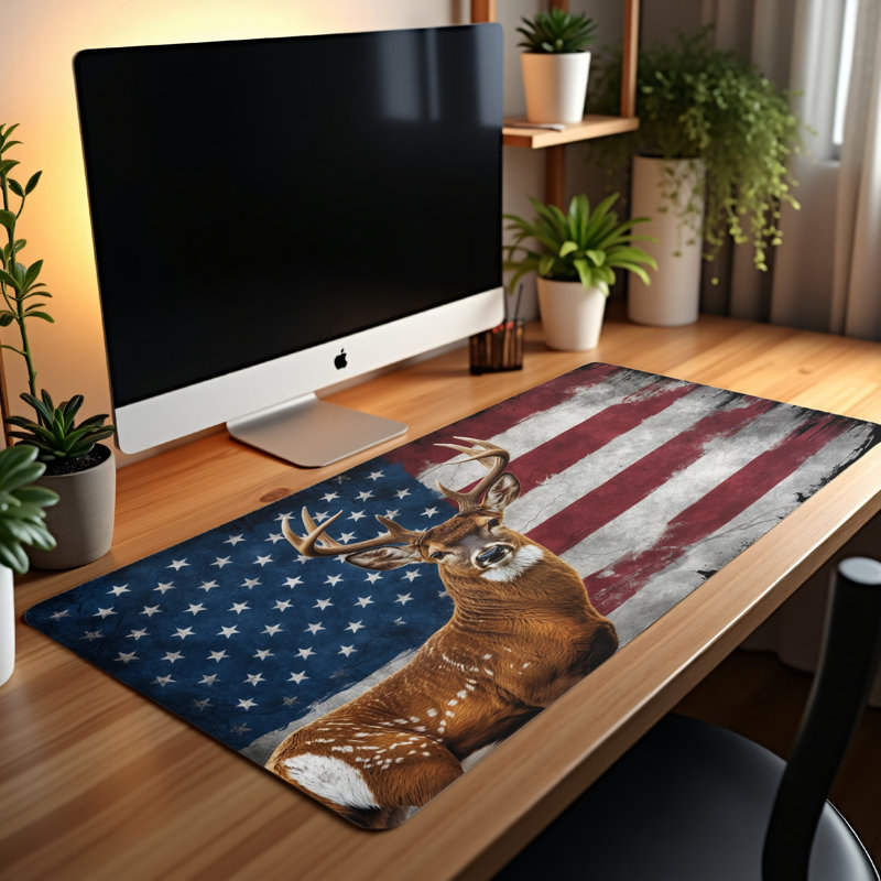 Polyester Desk Pad, 14.4x12.1