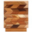 Armoire de chevet en bois récupéré massif de 15,7 po x 11,8 po x 19,7 po