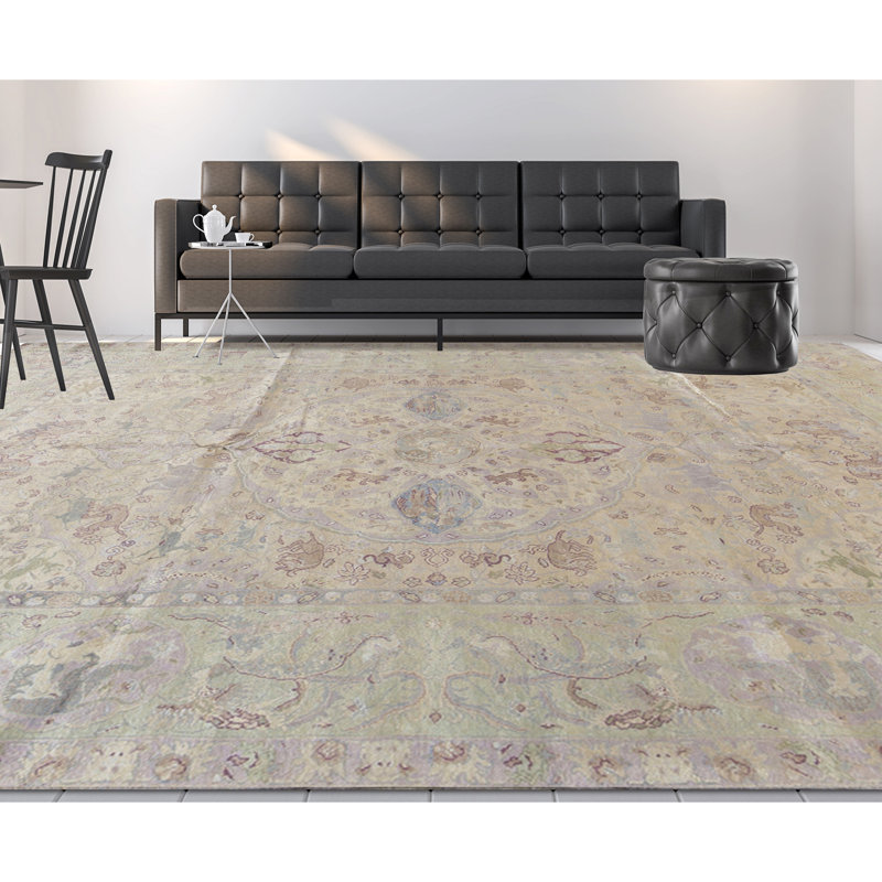 Sona Hand Woven Silk Oriental Area Rug