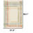 Coastal Plaid Border Area Rug