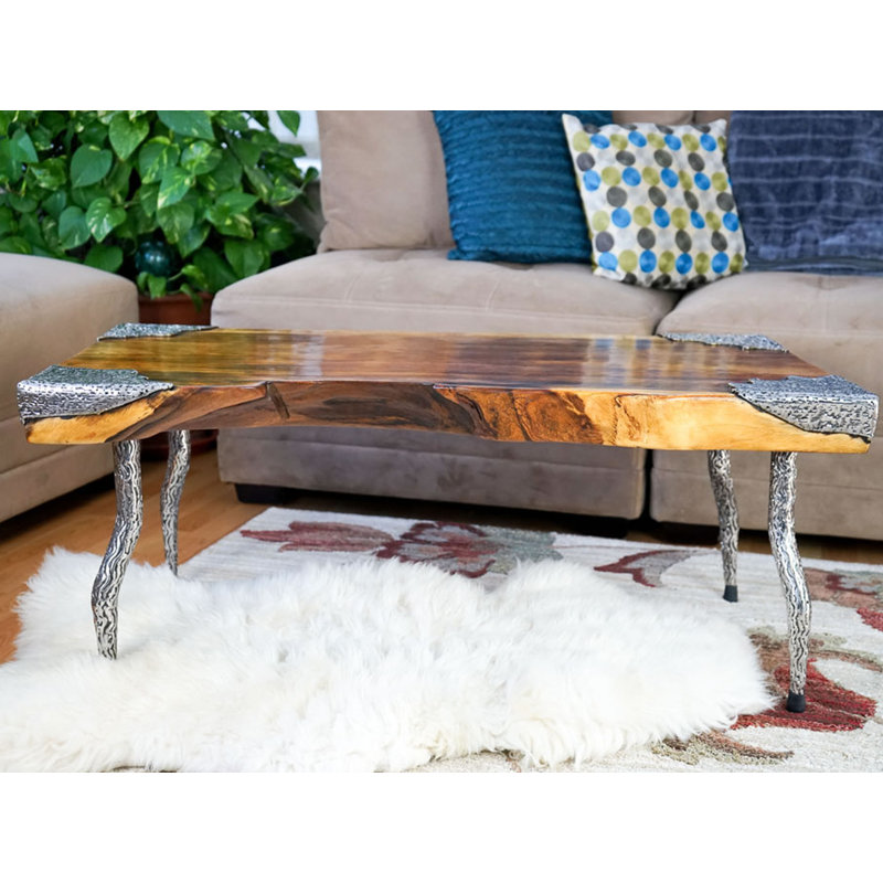 Dann Solid Wood Four Leg Coffee Table