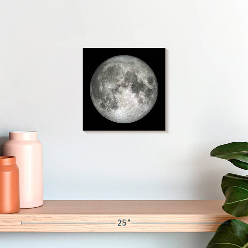 Oberle The Moon In Dark, 10" H x 10" W