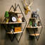 Lorenza 3 Piece Diamond Floating Shelf