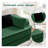 Everette 74" W x 34.2" D x 36.6" H Modular Contrast Teddy Sectional Sofa