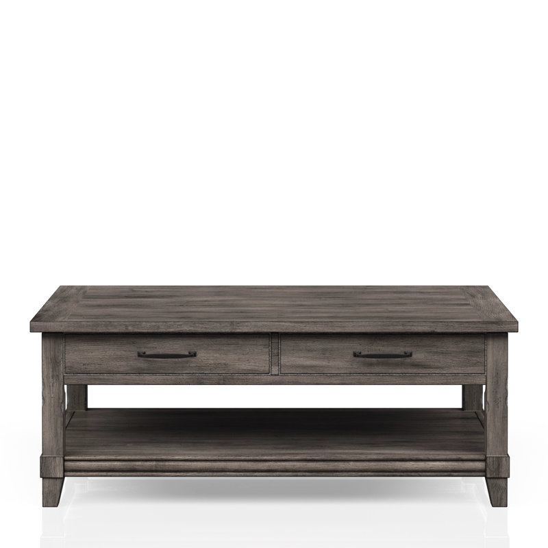 Table de cocktail à plateau relevable gris avec rangement Café profond et rangement profond, 114,21 lb