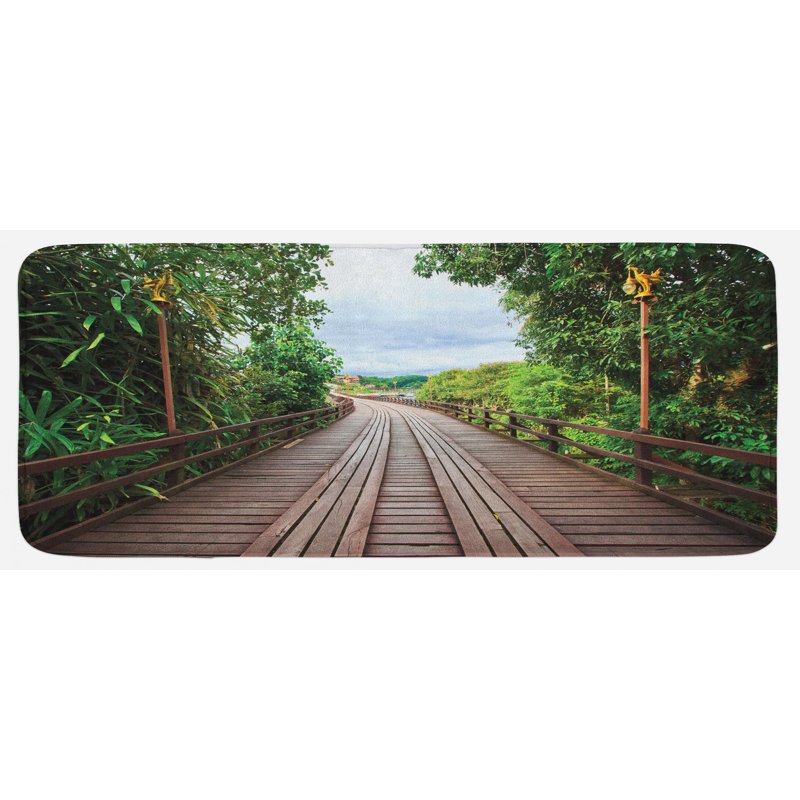 Tapis de cuisine paysage