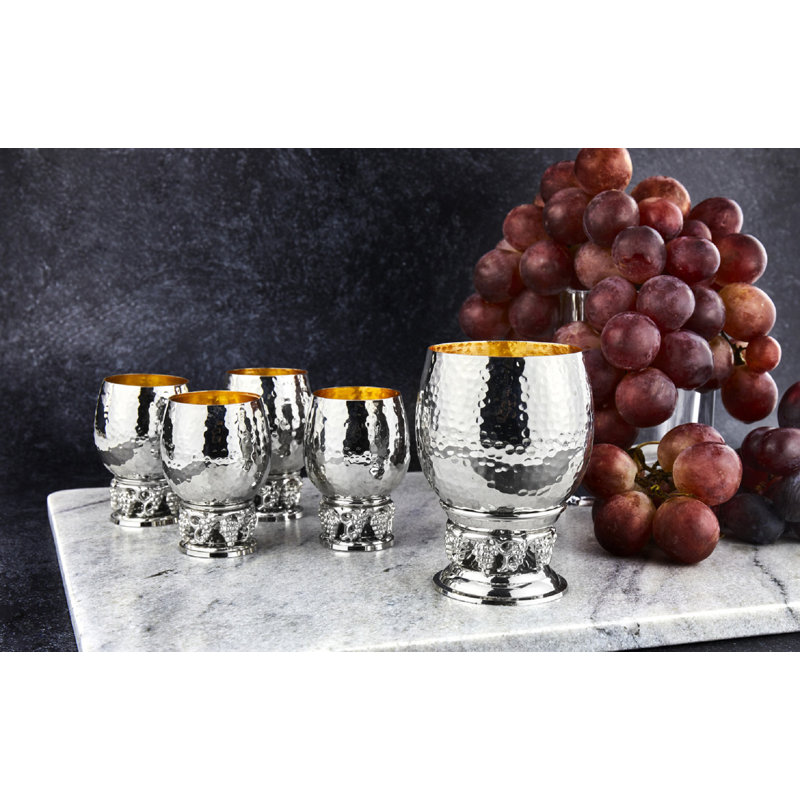 Grape Hammered Shot Cups