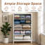 Armoire de rangement à 5 tiroirs et poignée double, structure de 31,5 pouces-409990870