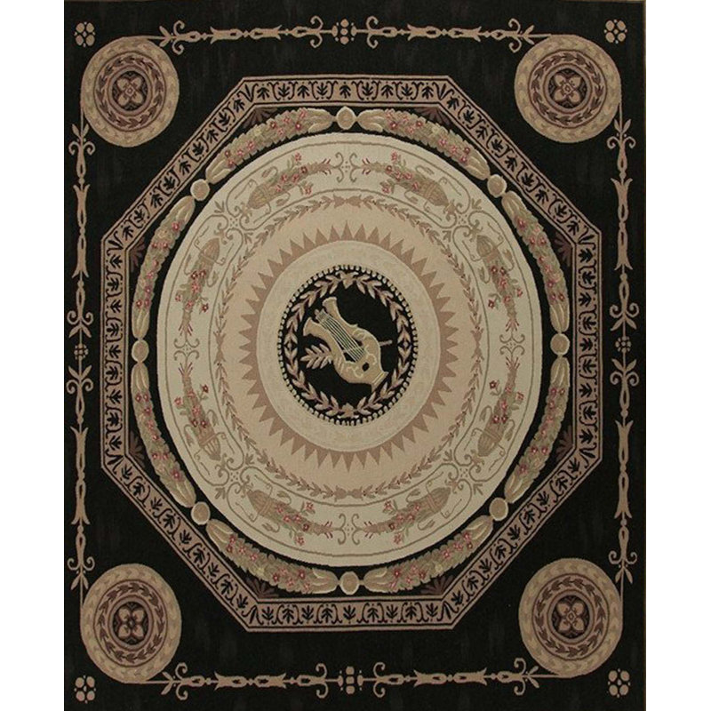 Wool Oriental Area Rug, Rectangle 5' x 7'