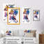 Trois joueurs de hockey pendant la partie I - Impression sur toile-86493014-86493015