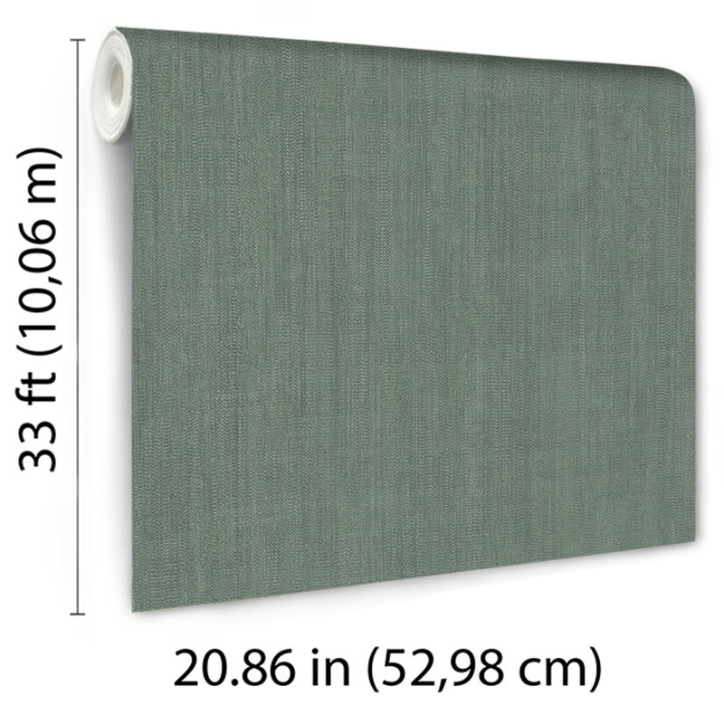 Papier peint texturé Allure, Vert