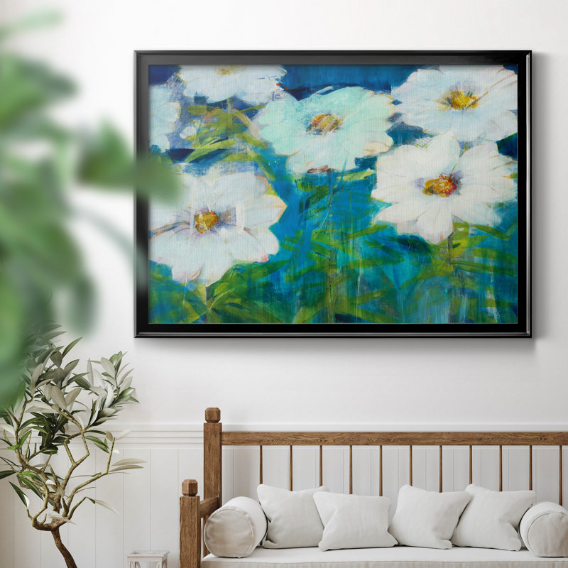 «Field Day» - Cadre photo, reproduction d'art sur papier, H 30,5 po x l 42,5 po x P 1,5 po, Toile encadrée noire