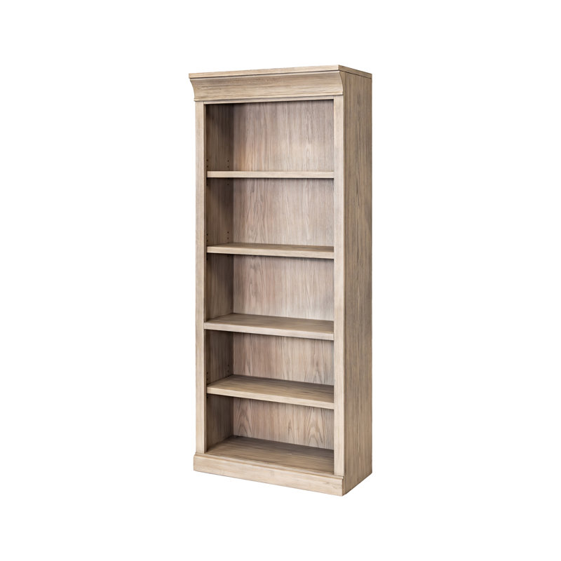 Bibliothèque ouverte traditionnelle en bois, rangement de bureau, entièrement assemblée, brun, Brun