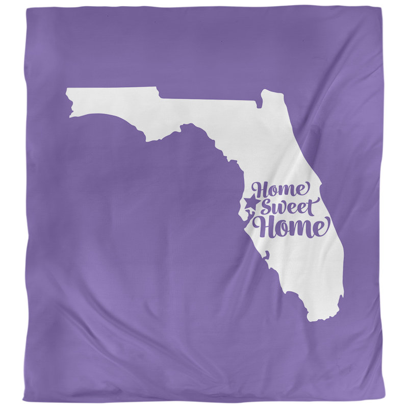 Housse de couette tampa doux, Mauve, Polyester brossé
