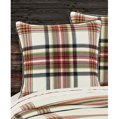 Christopher Plaid Euro Sham