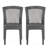 FARLEY STACKING SIDECHAIR,Set Of 2,KD,GREY