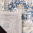 Annette Oriental Ivory/Blue Area Rug-988561893