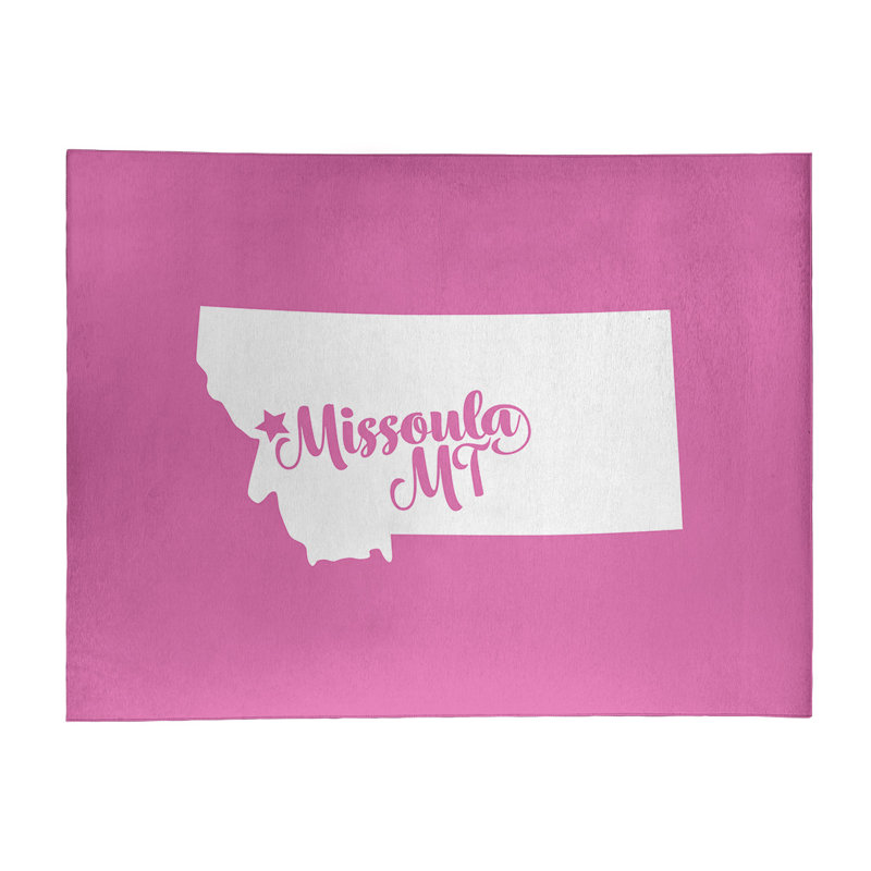 Tapis en poly-chenille missoula montana, Rectangle 8 pi x 10 pi