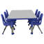 Table rectangulaire d'activités en T avec moulures totales réglables-109512149-109512145-109512144