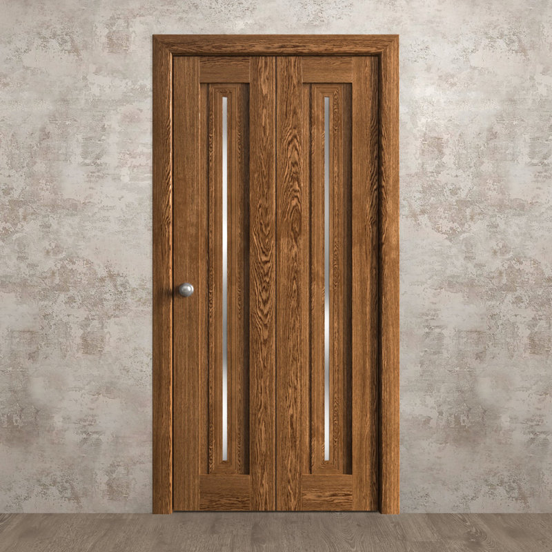 Portes coulissantes pliantes pour garde-robe | Ego 5014 | Ensemble de quincaillerie pour moulures robustes | Portes de garde-robe de chambre en bois massif