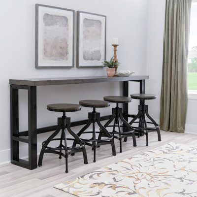Ensemble bistro et tabouret 4 personnes Kerome
