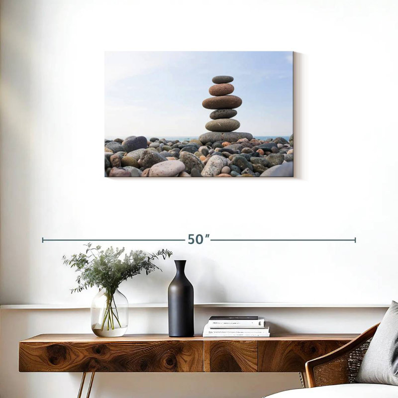 Kerrick Seaside Stone Stack, 20" H x 30" W