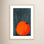 Calmly Sleeping Apple Print