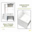 Armoire de rangement de 70,87 po de hauteur avec espace de rangement multifonctionnel