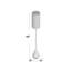Runell 68'' Brushed Steel Column Floor Lamp
