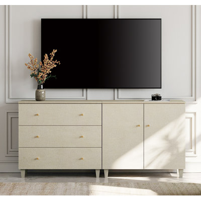 Meuble télé 2 en 1 pour téléviseur de 75 po ou moins, 70,8 po