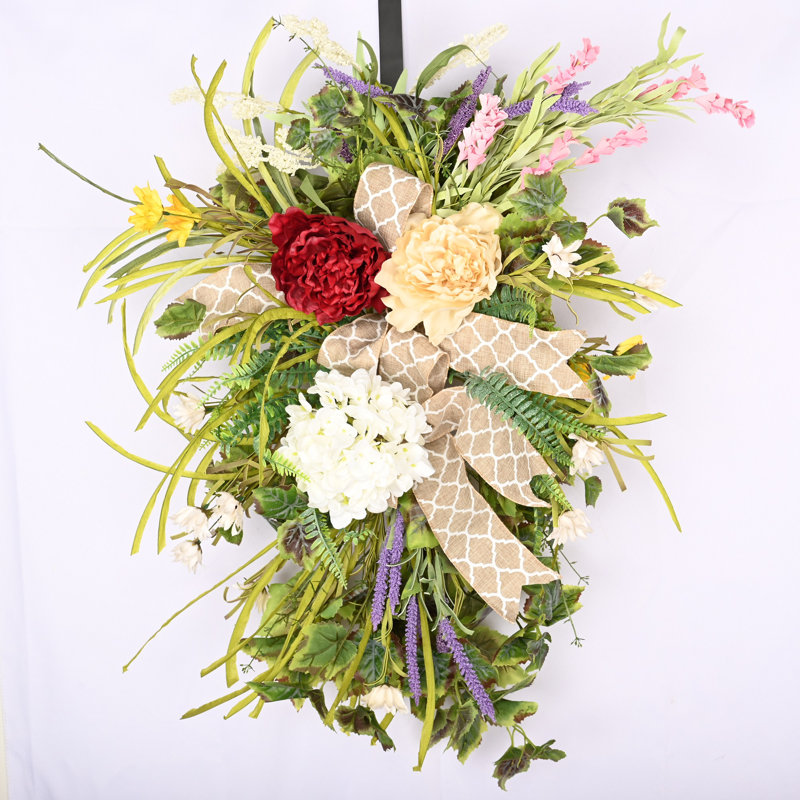 Fausse pivoine et hortensia