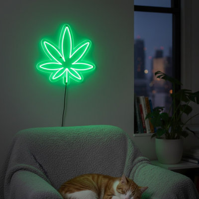  | Feuille de néon | Fabriqué avec un tube néon durable et incassable qui émet une lumière brillante et uniforme pendant plus de 50 000 heures sans scintillement ni gradation | 24 x 24 | Vert